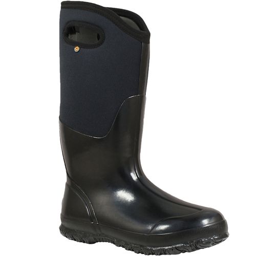Womens Classic Shiny Tall Waterproof Wellington Boots - Black - BOGS - Modalova