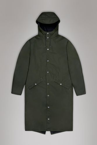 Rains Longer Jacket - Green - Rains - Modalova