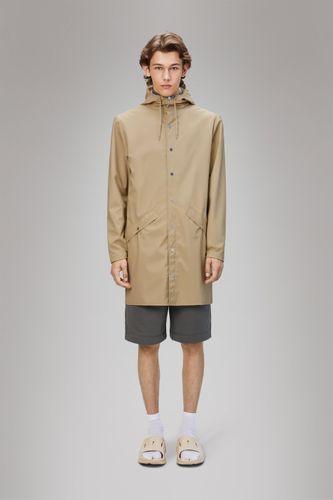 Rains Long Jacket - Sand - Rains - Modalova