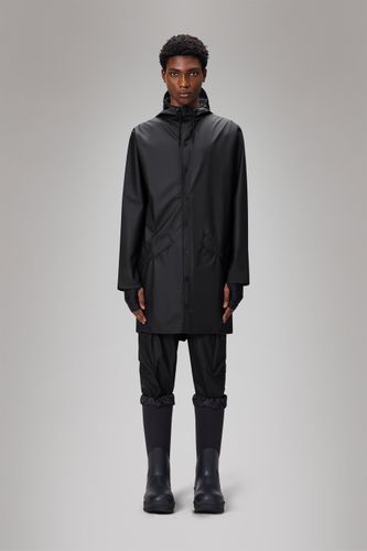 Rains Long Jacket - Black - Rains - Modalova