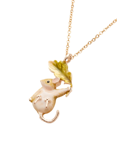 Enamel Dormouse Short Necklace | Women's Jewellery - Fable England - Modalova