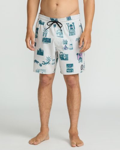Men's Psyche Cotton Trunk 17" Boardshort - Volcom - Modalova