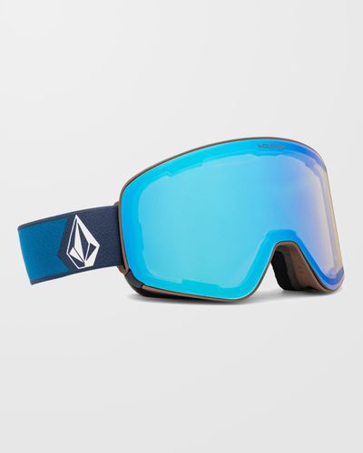 Women's Odyssey Navy Cobalt Goggle (+Bonus Lens - Dark Grey) - Volcom - Modalova