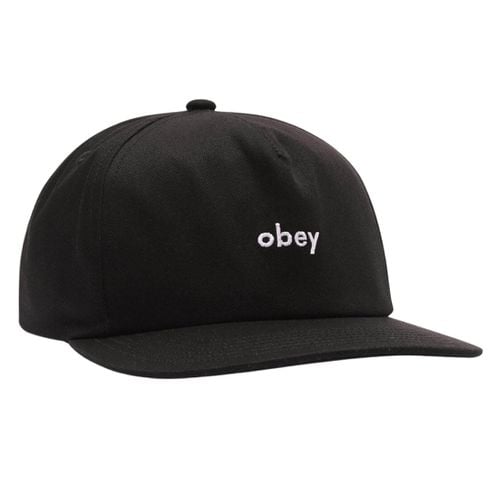 Lowercase 5 Panel Snapback Cap - Obey - Modalova