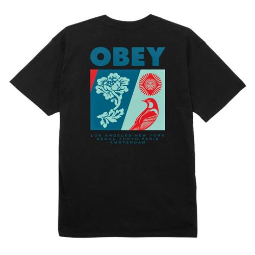 Obey New Spring T-Shirt - Black - Obey - Modalova