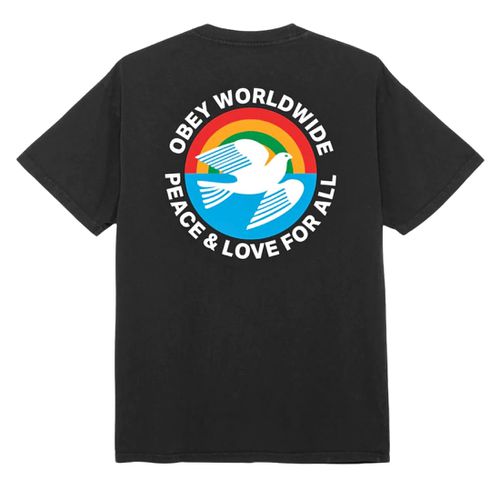 Peace & Love For All T-Shirt - Obey - Modalova