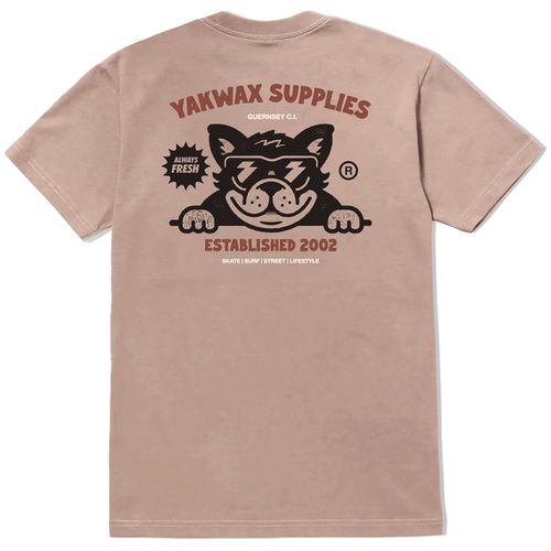 Yakwax Bulldog T-Shirt - Dirty Rose - Yakwax - Modalova