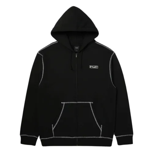 Https://cdn.shopify.com/s/files/1/0069/4580/0249/files/Huf-Stretch-Full-Zip-Hoodie-Black-1.jpg?v=1758297089 - ignore_me - Modalova