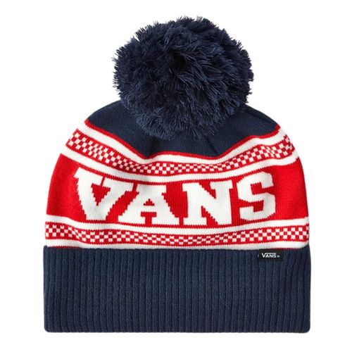 Vans Check Pom Beanie - Dress Blues - Vans - Modalova