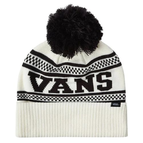 Vans Check Pom Beanie - Marshmallow - Vans - Modalova