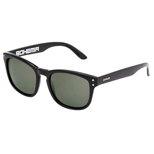 Bohemia Polarised Sunglasses - Black Green Polarised - Carve - Modalova