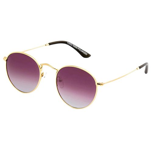 Yoko Polarised Casino Collection Sunglasses - Gold Purple Polarised - Carve - Modalova