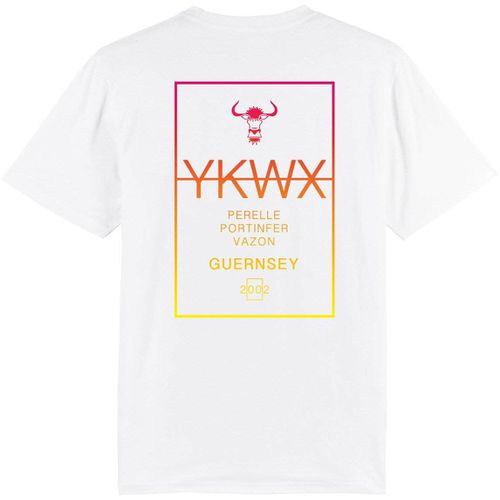 Yakwax Line Up T-Shirt - White/Fire - Yakwax - Modalova