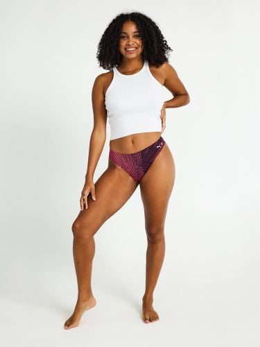 Puma X Modibodi Seamfree Active Printed Thong Light-Moderate Flame Haze Pink - Modibodi - Modalova