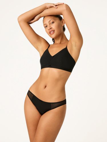 Lucia Bikini Brief Light-Moderate Noir Black - Modibodi - Modalova