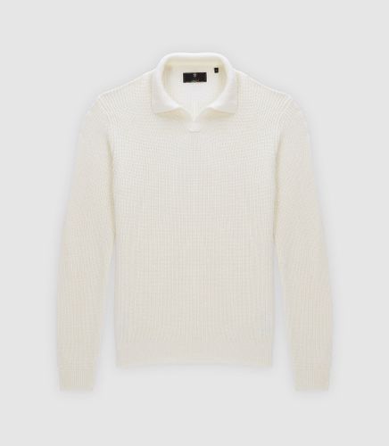 IZAC - Pull col polo ouvert écru - IZAC - Modalova