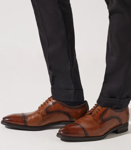 Derby couture en cuir clair OCTAVE - IZAC - Modalova