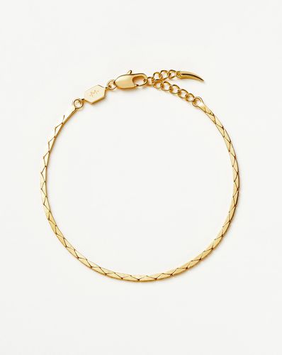 Lucy Williams Cobra Snake Chain Bracelet | 18ct Gold Plated - Missoma - Modalova