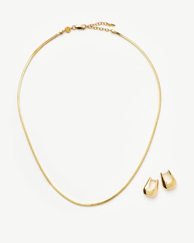 Lucy Williams Arco Earrings & Necklace Set | 18ct Gold Vermeil - Missoma - Modalova