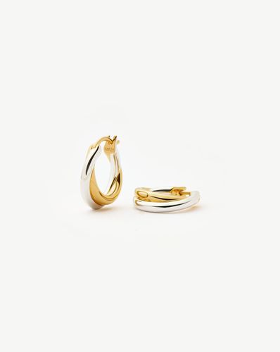 Lucy Williams Entwine Small Hoop Earrings | Mixed Metal - Missoma - Modalova