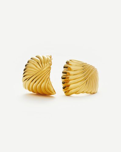 Ripple Oversized Stud Earrings - Missoma - Modalova