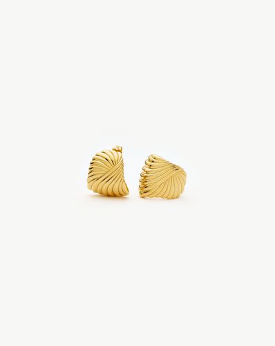 Ripple Stud Earrings | 18ct Gold Plated - Missoma - Modalova