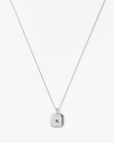 February Birthstone Pendant Necklace | Amethyst/February - Missoma - Modalova