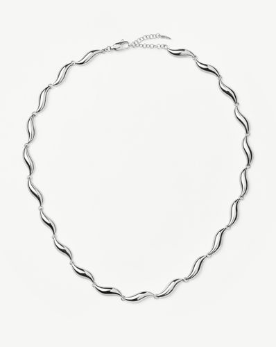 Savi Signature Link Chain Necklace | Silver Plated - Missoma - Modalova