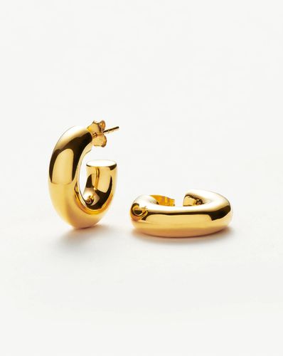 Chubby Tunnel Small Hoop Earrings | 18ct Gold Plated - Missoma - Modalova