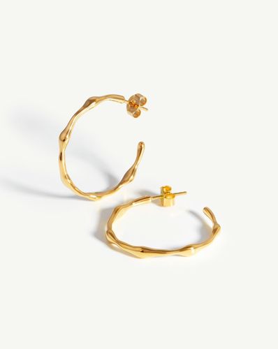 Medium Molten Hoop Earrings - Missoma - Modalova