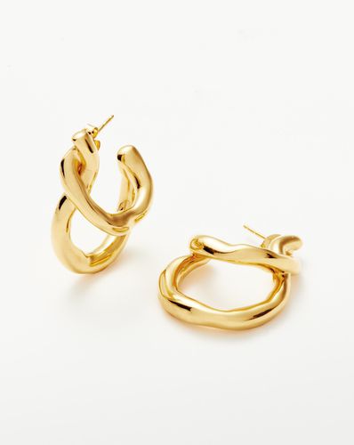 Molten Twisted Double Hoop Earrings - Missoma - Modalova