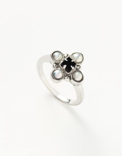 Harris Reed Quartet Ring | Sterling Silver/Pearl & Black Onyx - Missoma - Modalova