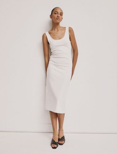 Gail Dress in Chalk White - NinetyPercent - Modalova
