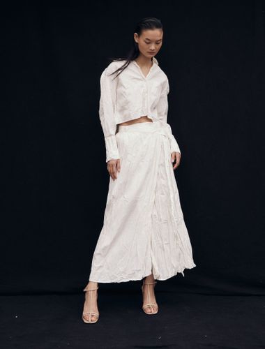 Anemone Skirt in Whisper White - NinetyPercent - Modalova