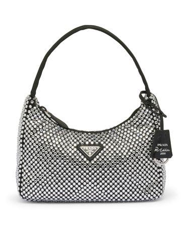 Mini satin bag with crystals - Woman - Prada - Modalova