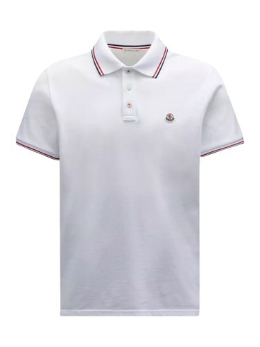 LOGO PATCH POLO SHIRT - Man - Moncler - Modalova