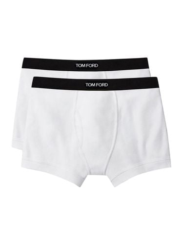 COTTON BOXER BRIEFS TWO PACK - Man - Tom Ford Underwear - Modalova