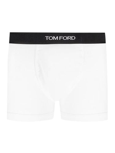 Boxer with logo band - Man - Tom Ford Underwear - Modalova