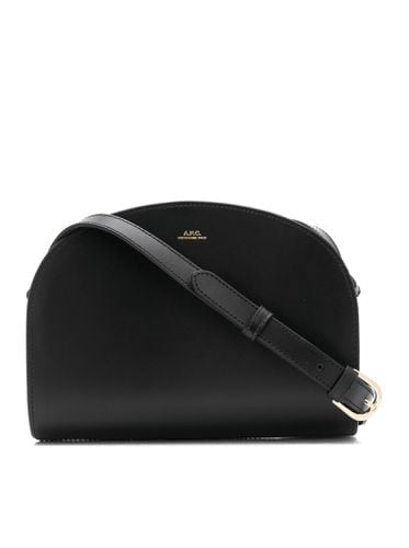 DEMI-LUNE LEATHER SHOULDER BAG - Woman - Apc - Modalova