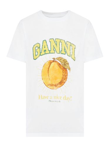 COTTON T-SHIRT - Ganni - Woman - Ganni - Modalova