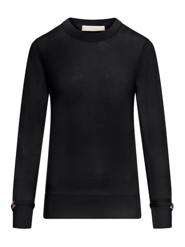 Fitted crew neck sweater - Woman - Chloe` - Modalova