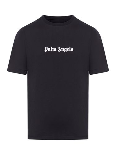 Crewneck T-shirt with print - Man - Palm Angels - Modalova