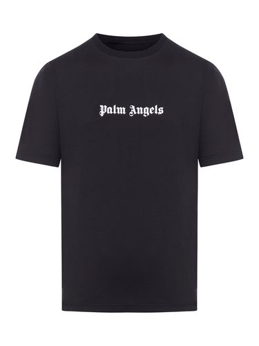 Crewneck T-shirt with print - - Man - Palm Angels - Modalova