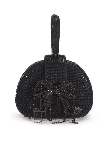 RHINESTONE TOP HANDLE MICRO BAG - Woman - Self-portrait - Modalova