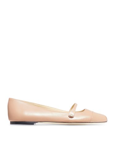 Flat shoes in nappa and patent leather - Woman - Jimmy Choo - Modalova