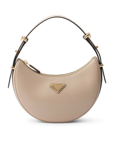 Arqué leather shoulder bag - Woman - Prada - Modalova