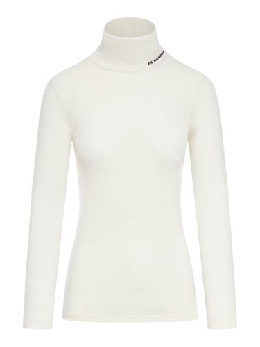 Long sleeve top with funnel neckline - Woman - Jil Sander - Modalova