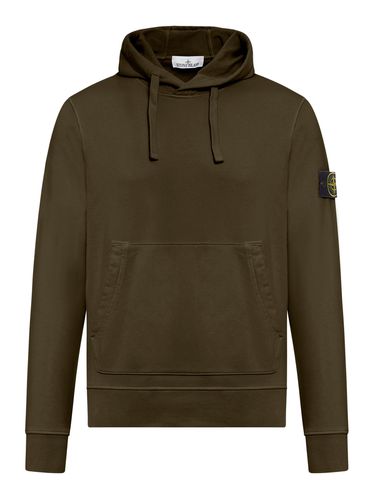 HOODIE WITH COMPASS APPLICATION - Man - Stone Island - Modalova