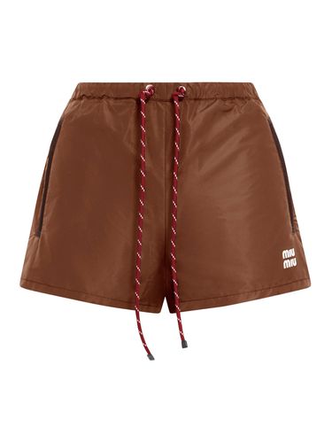 SHORTS TELA TEC - Miu Miu - Woman - Miu Miu - Modalova