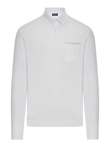 COTTON POLO WITH POCKET - Man - Zegna - Modalova